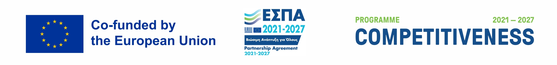 Co-funded by the European Union — ESPA 2021–2027 Partnership Agreement — Programme «Competitiveness» 2021–2027
